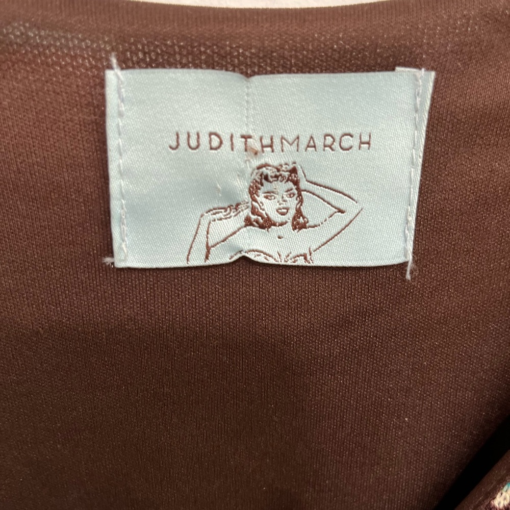 Judith March Multicolor Patterned Midi Dress - image 3